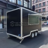 12FT Bluck Single Window Square Food Trailer