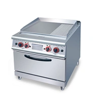 Electric 23 flat griddle with oven 800mm900mm850+70mm