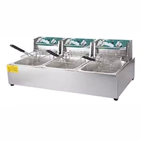 Electric Deep fryer 6L+6L+6L 2.5kw3 845mm425mm300mm
