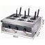 Electric6 Boiler for pasta 2.5+2.5+2.5kw 600mm470mm240mm
