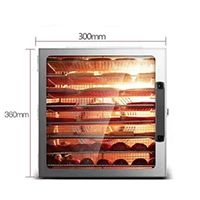 Food Dehydrator 8 layers,400w 4-7kg 300mm300mm360mm