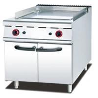 Gas Flat griddle with cabinet 700mm700mm930mm