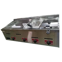 Gas Griddle and double fryer 1170mm500mm400mm