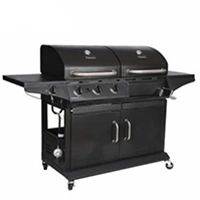 Gas and charcoal BBQ grill 1880mm590mm1190mm