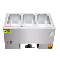 Gas steam table 3 box 570mm370mm350mm