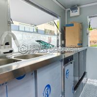8.5FT Pink Single Window Square Food Trailer - Image 4