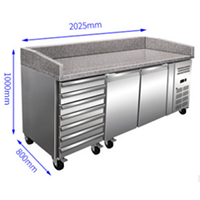 Pizza table marble countertop 2025mm800mm1000mm