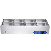 Steam table 8 box(261615cm for each) Bain marie 1100mm370mm240mm