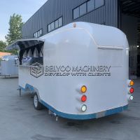 White Airstream Food Trailer