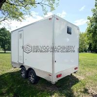 3 Station Portable Restroom Trailer Mobile Bathroom Trailer for Sale