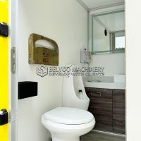 Yellow Camping Toilet Trailer for Business Portable Restroom Trailer for Events & Outdoor Use