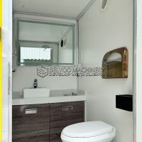Yellow Camping Toilet Trailer for Business Portable Restroom Trailer for Events & Outdoor Use