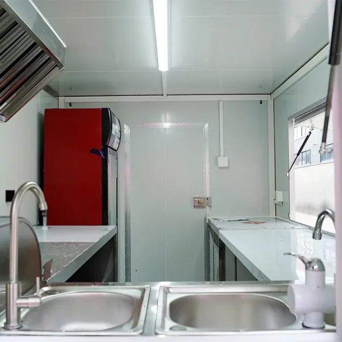 Mobile Food Trailer Custom Stainless Steel – Commercial Concession Truck Container with Professional Kitchen Equipment | Ideal for Fast Food &Hot dog carts - Image 6