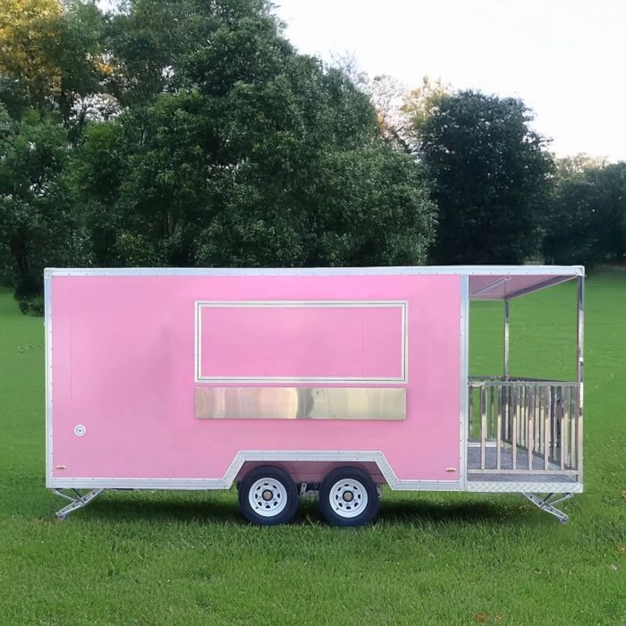 Customizable Mobile Food Trailer Food Trailer Equipment – Full Kitchen with Refrigeration for Outdoor Vending & Catering
