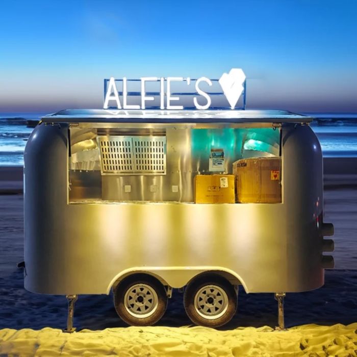 Food Trailer Fully Equipped Food Truck Mobile Kitchen Trailer for Vending on Street Customized Food Concession Trailers for Sale, Food Trailer Equipment, Mobile Food Truck Camp Truck for