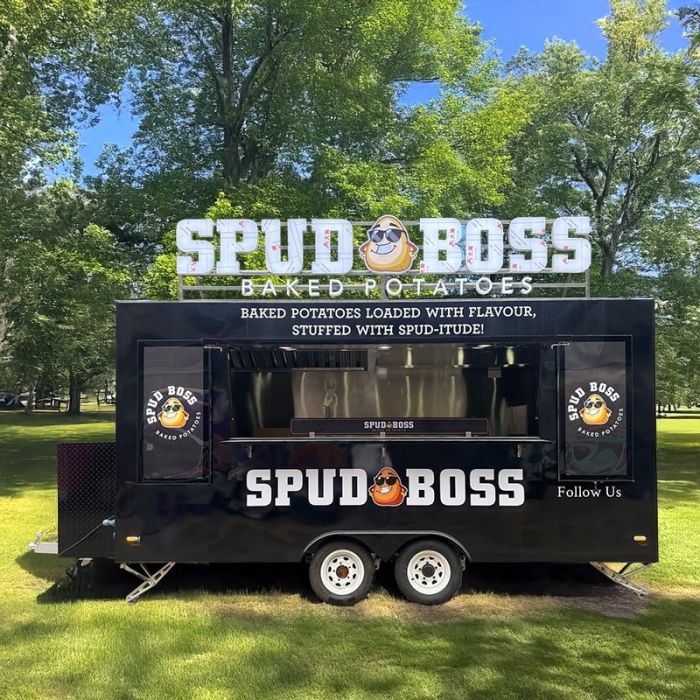 Fully Equipped Food Truck Trailer with Refrigeration  Food Trailer  – Mobile Kitchen for Street Vending, Catering & Camping