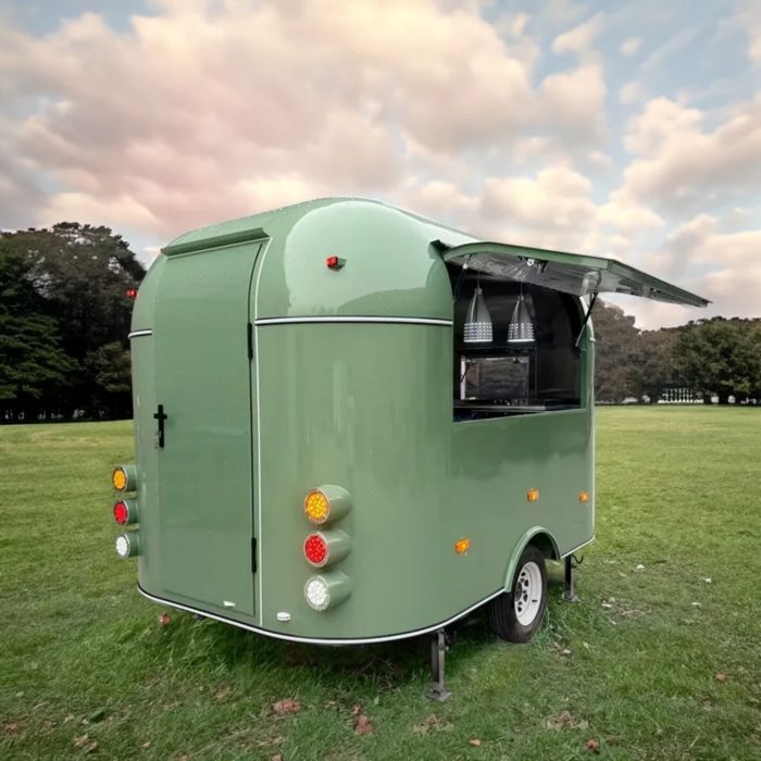Multifunction Stainless Steel Design Food Trailer Fully Equipped Mobile Snack Food Truck with Full Kitchen Food Concession Trailers for Sale Food Truck Equipment - Image 2