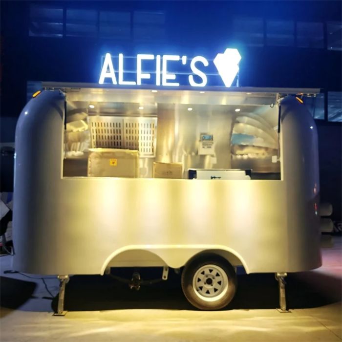 Food Trailer Fully Equipped Food Truck Mobile Kitchen Trailer for Vending on Street Customized Food Concession Trailers for Sale, Food Trailer Equipment, Mobile Food Truck Camp Truck for - Image 2