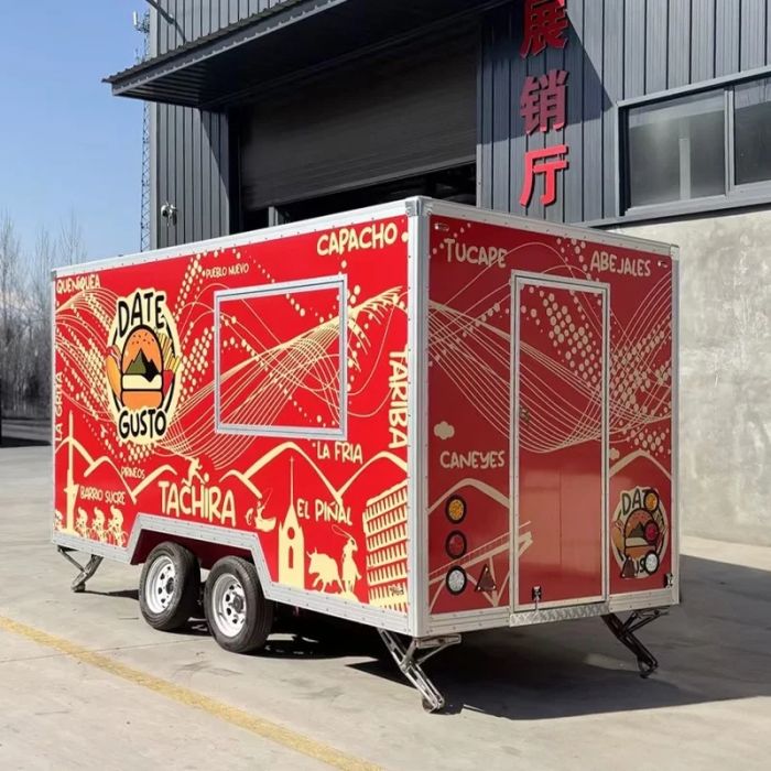 Outdoor Food Truck Trailer –Food Truck With Fully Equipped Kitchen for Fast Food, Hot Dog Business & Camp Catering - Image 2