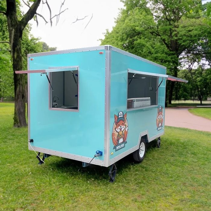 Mobile Food Truck Trailer with Full Kitchen & Refrigeration – Commercial Concession Unit for Street Vending, Catering & Camping - Image 2