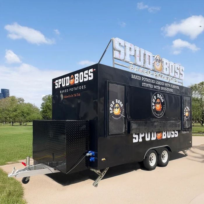 Fully Equipped Food Truck Trailer with Refrigeration  Food Trailer  – Mobile Kitchen for Street Vending, Catering & Camping - Image 3
