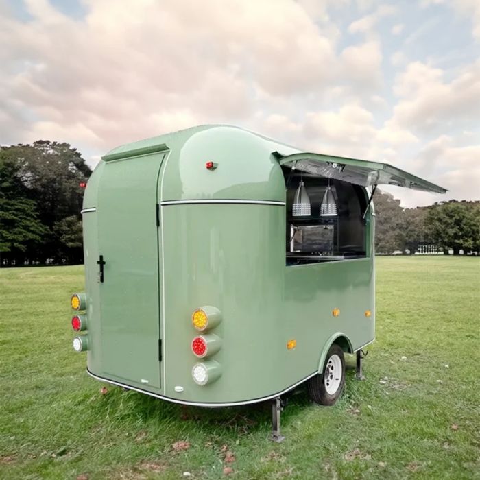 Multifunction Stainless Steel Design Food Trailer Fully Equipped Mobile Snack Food Truck with Full Kitchen Food Concession Trailers for Sale Food Truck Equipment - Image 3