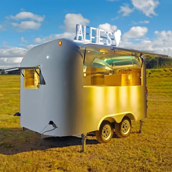 Food Trailer Fully Equipped Food Truck Mobile Kitchen Trailer for Vending on Street Customized Food Concession Trailers for Sale, Food Trailer Equipment, Mobile Food Truck Camp Truck for - Image 3