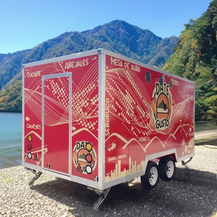 Outdoor Food Truck Trailer –Food Truck With Fully Equipped Kitchen for Fast Food, Hot Dog Business & Camp Catering - Image 3