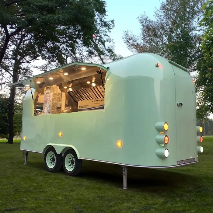 Fully Equipped Food Truck Trailer with Refrigeration  Food Trailer  – Mobile Kitchen for Street Vending, Catering & Camping - Image 3