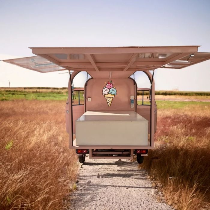 Electric Trailer Mobile Fast Food Van - Mobile Food Truck Trailer for Sale, Fully Equipped Food Trailer, Customizable Design, Perfect for Street Food, Events, and Business Startups - Image 4