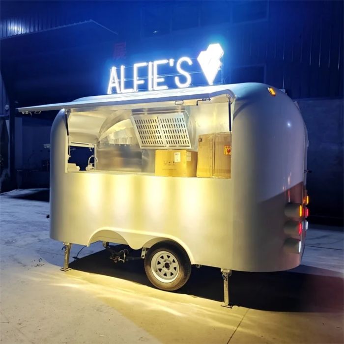 Food Trailer Fully Equipped Food Truck Mobile Kitchen Trailer for Vending on Street Customized Food Concession Trailers for Sale, Food Trailer Equipment, Mobile Food Truck Camp Truck for - Image 4
