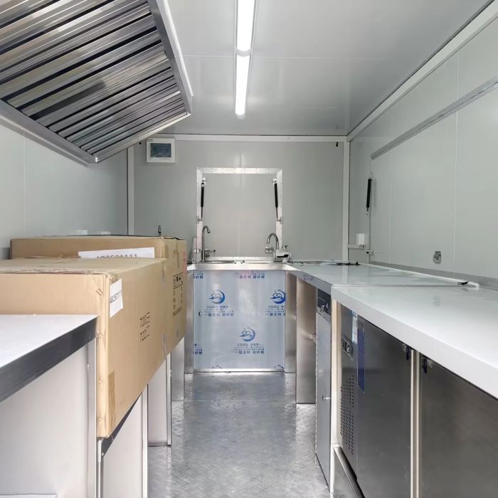 Mobile Food Truck Food Trailer Food Truck Customized Kitchen Food Trailers for Sale Concession Trailers Coffee for Business Near to Snack Cart Vending Cart - Image 4