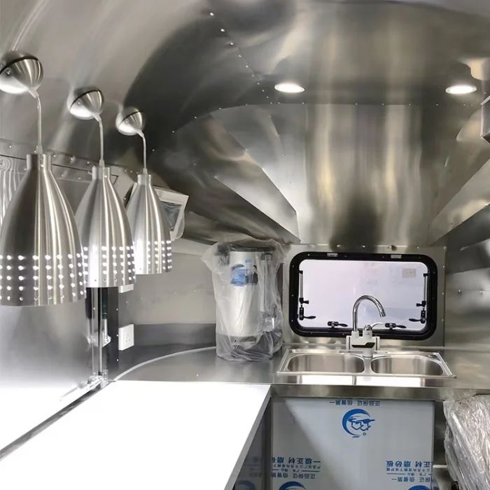 Fully Equipped Food Truck Trailer with Refrigeration  Food Trailer  – Mobile Kitchen for Street Vending, Catering & Camping - Image 4