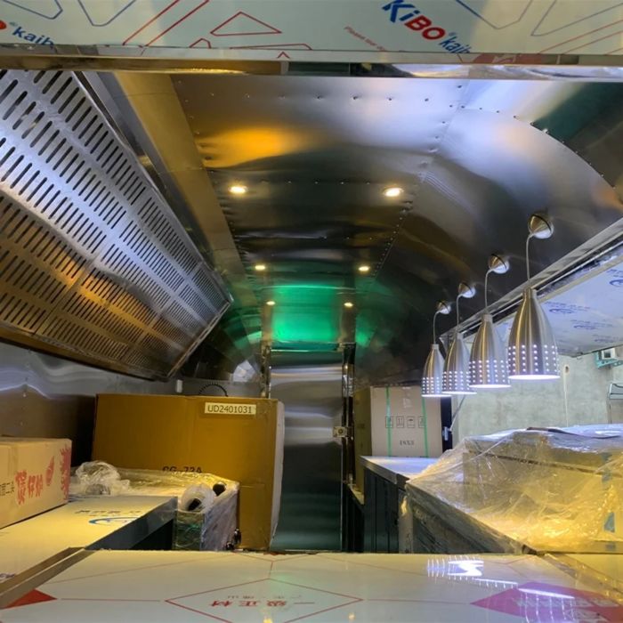 Compact Concession Food Trailer Fully Equipped Food Truck Mobile Kitchen Trailer for Vending – Small Kitchen Equipment for Hot Dog, Coffee Vending & Street Sales - Image 5