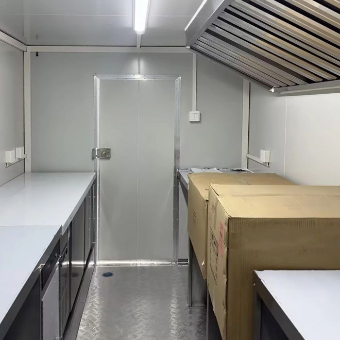 Mobile Food Truck Food Trailer Food Truck Customized Kitchen Food Trailers for Sale Concession Trailers Coffee for Business Near to Snack Cart Vending Cart - Image 5