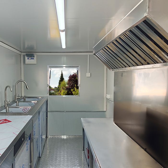 Food Truck Concession Fast Food Trailers Hot Dog Carts Mobile BBQ Food Truck with Full Kitchen Restaurant Trailers Concession Food Concession - Image 6