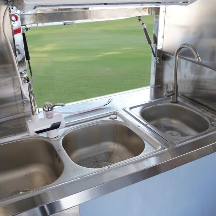 Multifunction Stainless Steel Design Food Trailer Fully Equipped Mobile Snack Food Truck with Full Kitchen Food Concession Trailers for Sale Food Truck Equipment - Image 7